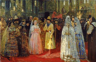 The Tsar Choosing a Bride by Ilya Efimovich Repin